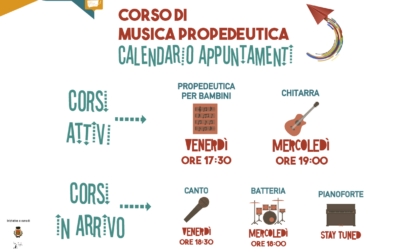 Il calendario dei corsi fino a maggio